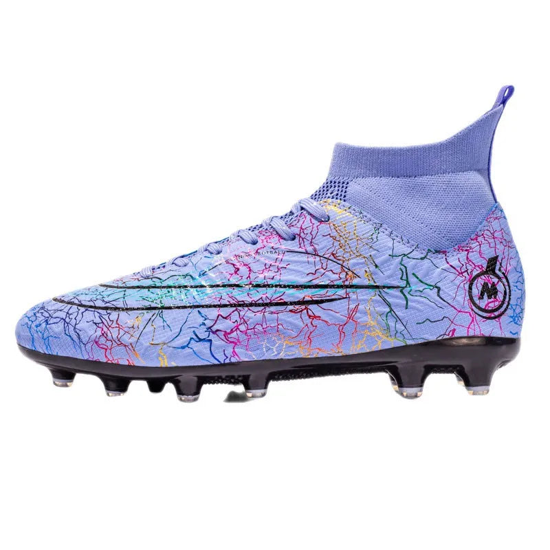 High Top Soccer Shoes TF Broken Nails Artificial Turf - Bellarte Enchanté High Top Soccer Shoes TF Broken Nails Artificial Turf